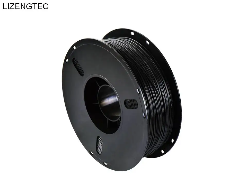 LIZENGTEC Non-toxic 1.0Kg PLA Carbon Fiber Antistatic 1.75mm 3D Printer Filament ESD Material Suitable for 3D Printer & Pen