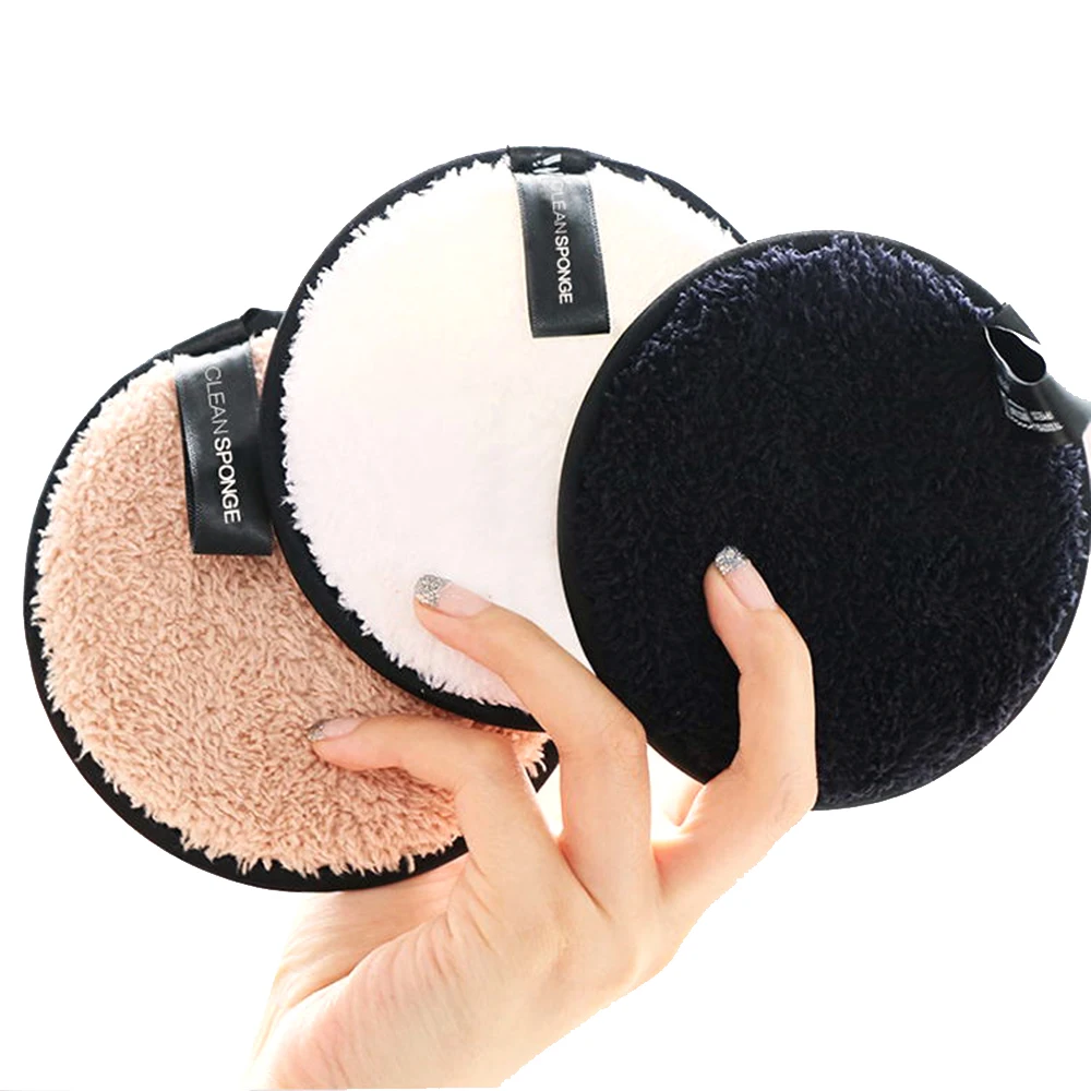 

1pcs Soft Microfiber Makeup Remover Towel Face Cleaner Plush Puff Reusable Cleansing Cloth Pads Foundation Face Skin Care Tools