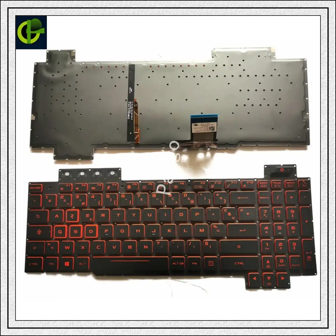 Клавиатура Azerty с французской подсветкой для ноутбука ASUS ROG FX504 FX504G FX504GE FX504GD fx504gm