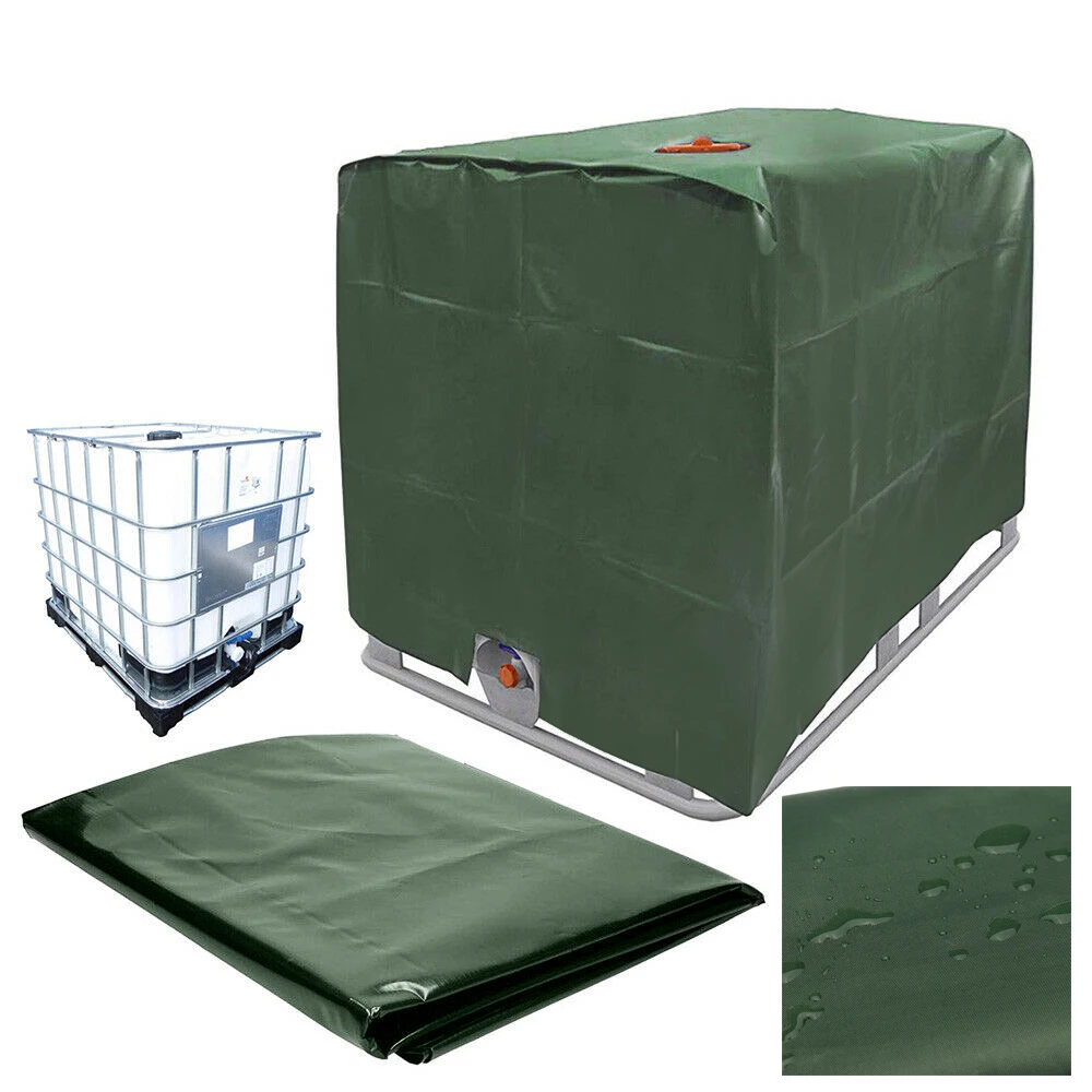 Barrel-Accessories Container Water-Tank-Cover Aluminum-Foil Waterproof Green 1000-Liter