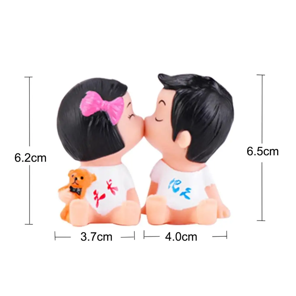 Поцелуй кукла DIY украшения торта креативная пара свадьба подарок на день