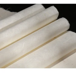 Hemp Chupi Paper Calligraphy Works YunlongPaper Thicken Chinese Painting Antique Retro Rice Paper Works Exhibition Paper