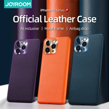

11 Leather Case For iPhone 11 Pro Max Case True Leather Case For iPhone 11 Pro Max Case Luxury Shockproof Cover Phone Joyroom