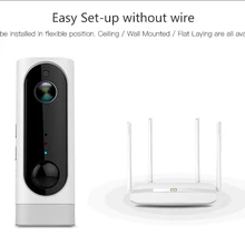 PDDHKK Солнечная энергия Беспроводная батарея wifi Водонепроницаемая наружная камера видеонаблюдения HD ночного видения с ИК-светодиодами