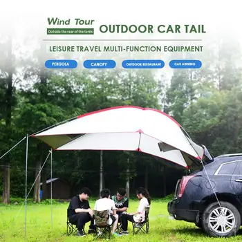 

Folding Tent Aluminum Alloy Rod Picnic Durable Waterproof PU Self-Driving Travelling Car Tent Camping Tent Hiking Travel