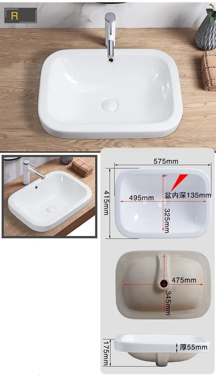 Lavatorio Banyo Salle Bain Vanity Sobre Encimera Lavabo De Mano Umywalka сосуд Cuba Pia Banheiro Ванная раковина умывальник