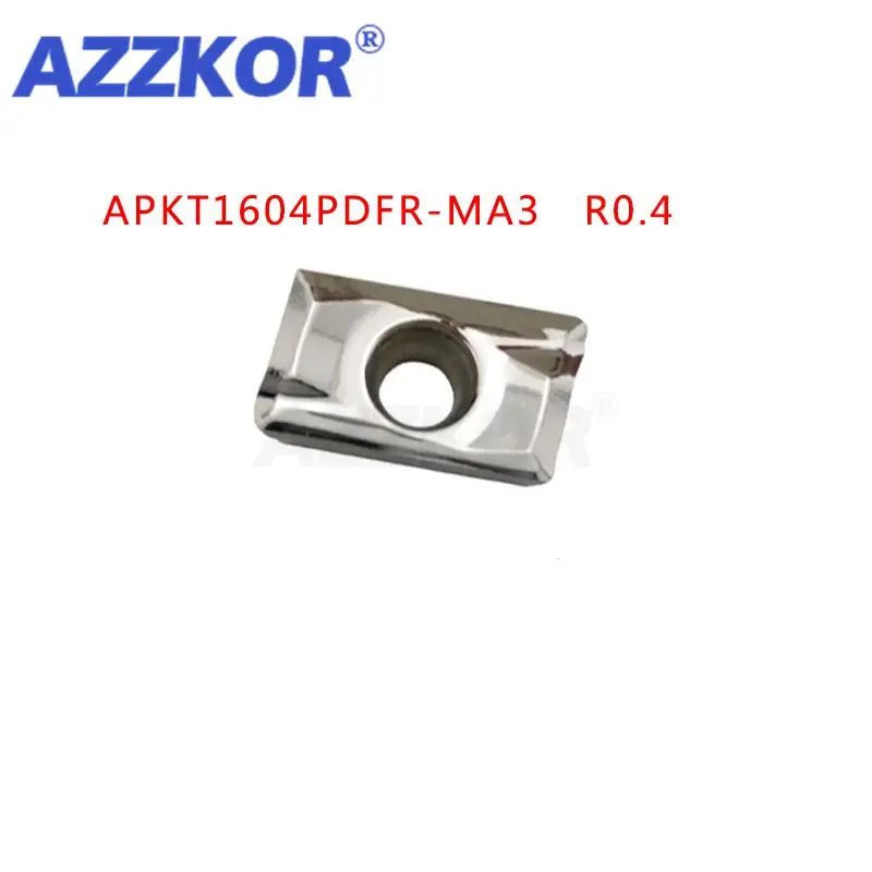 SEKT1204 APKT1604PDFR вставки фреза инструмент карбид Вставки CNC обрабатывающий центр режущие стальные вставки 10 шт - Цвет: APKT1604PDFR-MA3