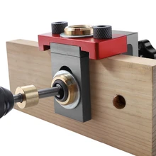 Trou De Poinçonnage Localisateur Ensemble Bois Brochage Perforateur Réglable Ménage Poche Meubles BRICOLAGE Outils De Forage Kit Accessoires 