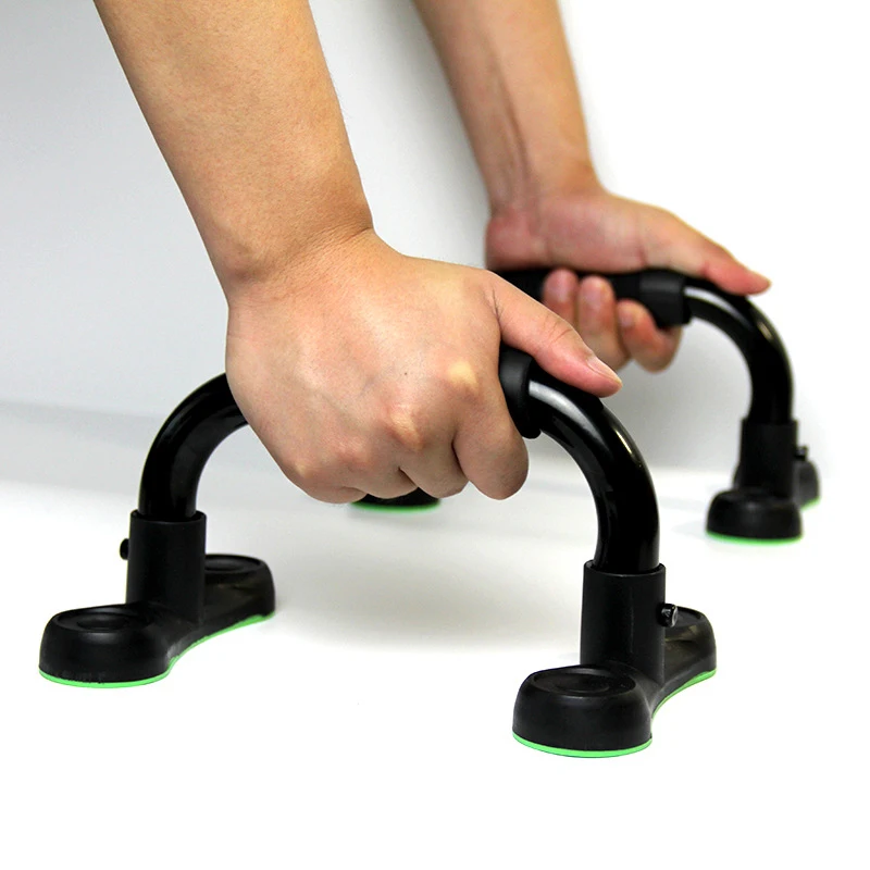 Sturdy Steel Push Up Bars Stand Handle Bodybuilding Trainer Chest & Arms Exercising Tool for Women Men