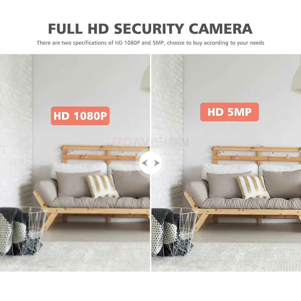 Ip камера Onvif в помещении 1080P 5 МП Wi Fi встроенный разъем для аудио и tf карты ИК версия