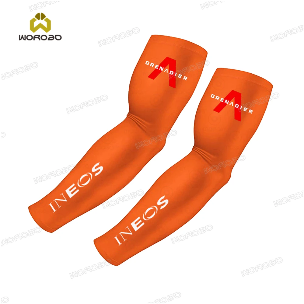 INEOS Unisex Cycling Arm Cuff Warmers Sleeves Leg Riding Cooling Breathable Bicycle Running Racing Elastic Ice Silk Sleeves 4