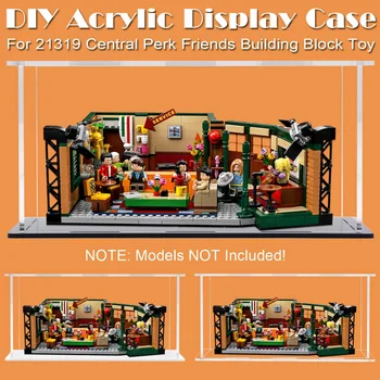 

DIY Acrylic Display Case for 21319 for Central Perk Friends Building Blocks Toy (Only Case Included)