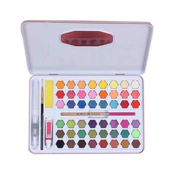 

Professional With Box Non Toxic Watercolor Paint Set For Beginners Solid Sketching Graffiti Students Gift Art Supplies Quick Dry
