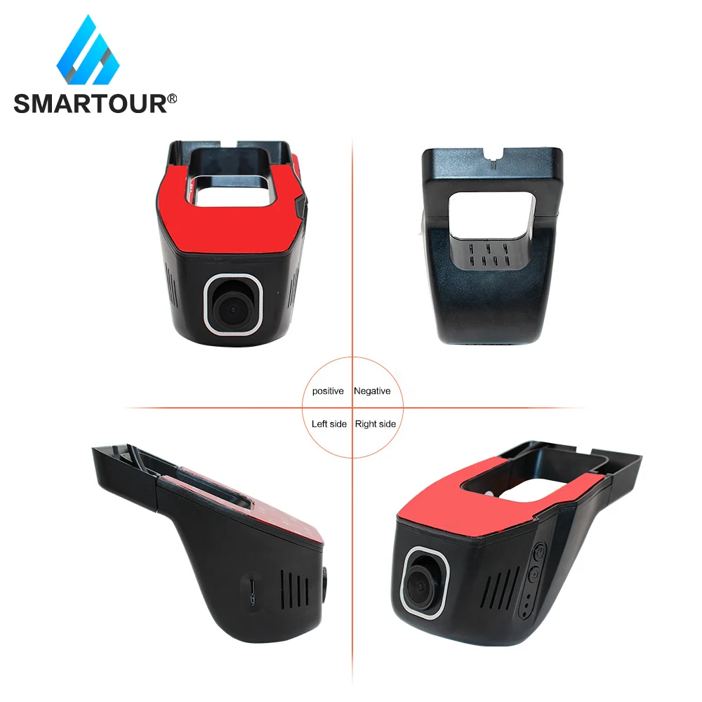Smartour Mini 4K 2160P/1080P FHD автомобильный видеорегистратор с объективом 170 градусов wi fi