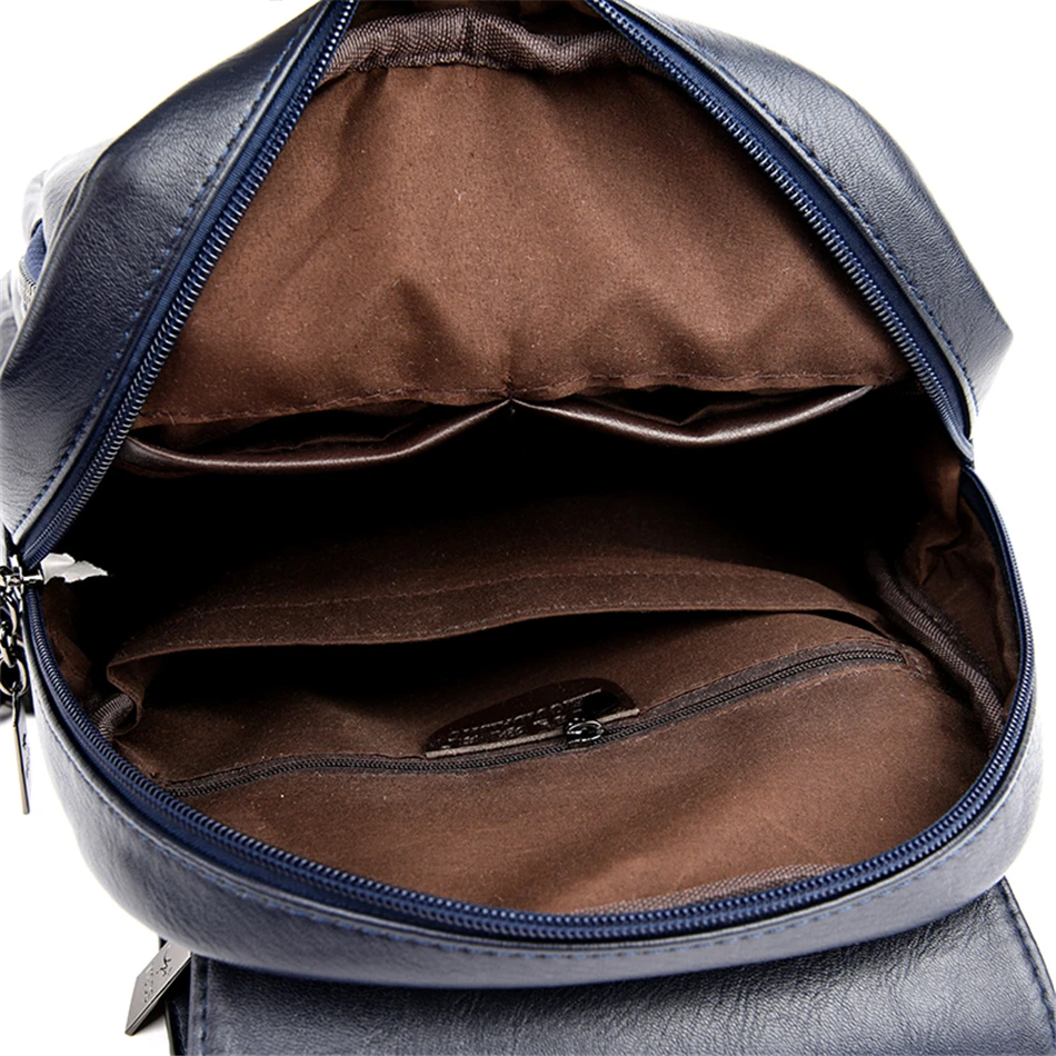 Повседневное женская мягкая кожа рюкзак многофункциональный Для женщин большой Ёмкость школьные сумки для девочек подростков Mochilas Mujer
