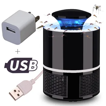 

USB Mosquito Repeller Electric Fly Bug Zapper Mosquito Insect Killer LED Light Trap Lamp Pest Control US Plug