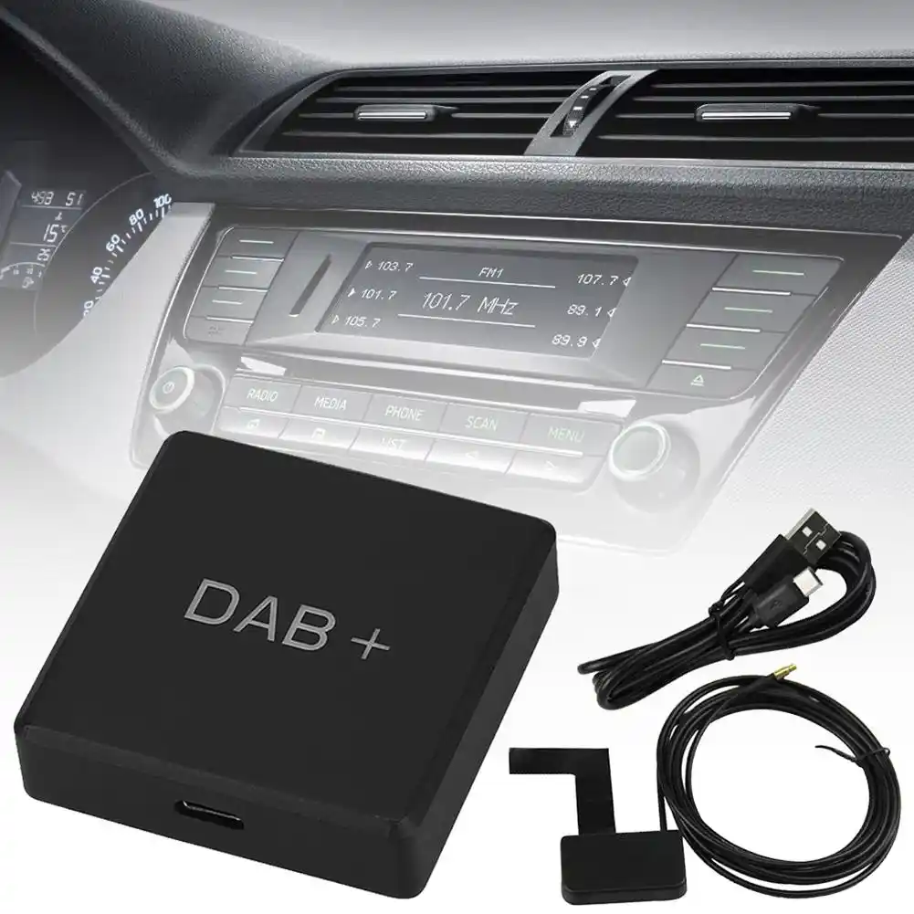 5 в автомобильная стереосистема внешнее аудио вещание DAB + коробка цифровой радиоприемник тюнер для Android Автомобильные аксессуары 5 в автомобильная стереосистема внешнее аудио вещание DAB + коробка цифровой радиоприемник тюнер для Android Автомобильные аксессуары