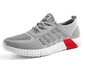 

Jogging Breeathable Mesh Running Shoes Sole Breathable Lace-Up Outdoor Training Fitness
