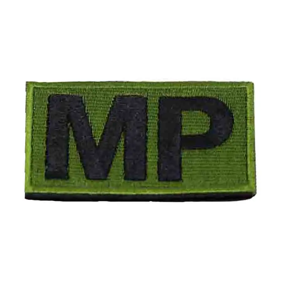 MP военная полиция Brassard тактическая Боевая армейская нашивка вышитая застежка Мультикам SWAT значок патч - Цвет: GREEN