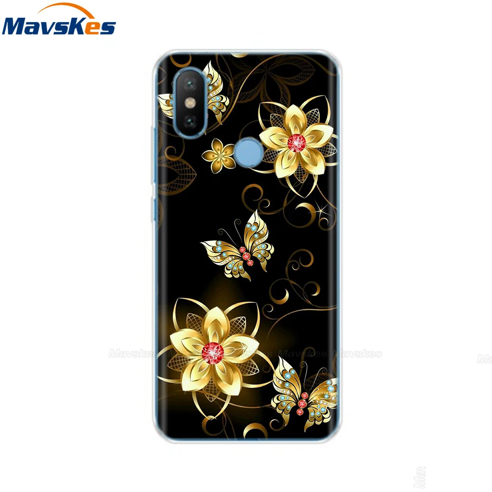 26 Силиконовый чехол для телефона для Xiaomi mi A2 Lite, чехол с рисунком, мягкая задняя крышка из ТПУ, чехол для телефона для Xiomi mi A2 mi A2 LITE, бампер - Цвет: 26