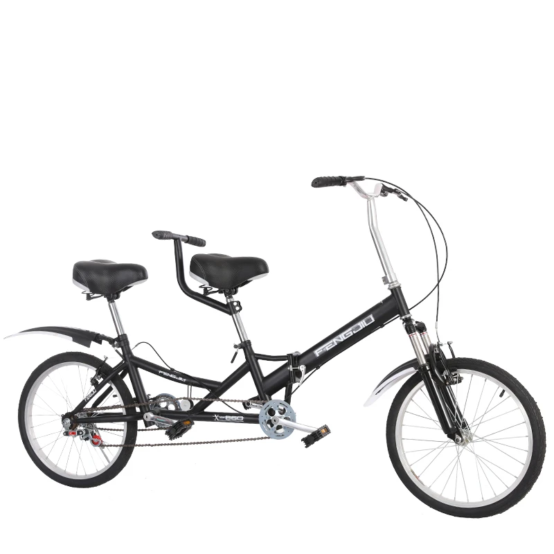 Taga doble plegable pareja, bicicleta estroboscópica para e hijos, autobús turístico, ciclismo|Carrito múltiple| - AliExpress