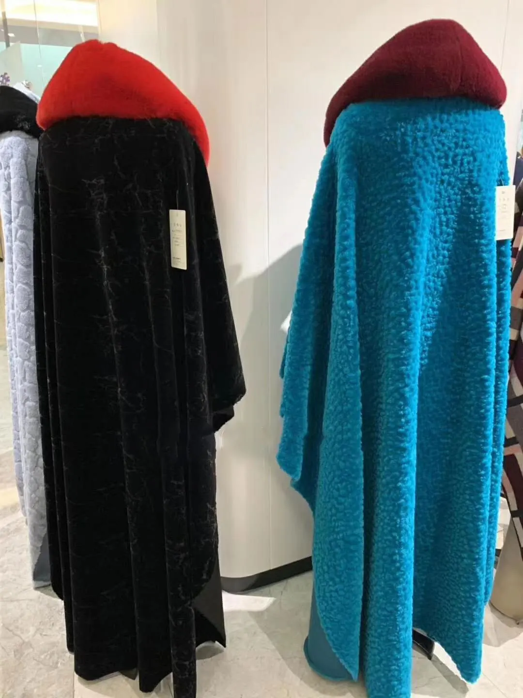 Faux fur 900g full wool High-grade coat pillow leather wool fabric 144F plush straight wool fabric