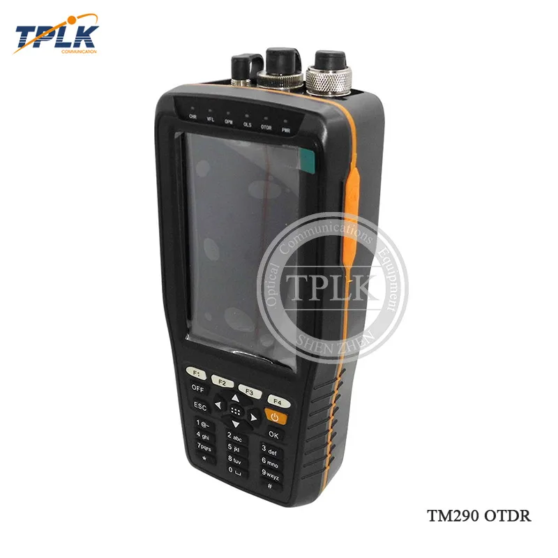 Горячая TM290 Мини Смарт OTDR 1310/1550nm с VFL/OPM/OLS сенсорный экран OTDR оптический рефлектометр времени домена