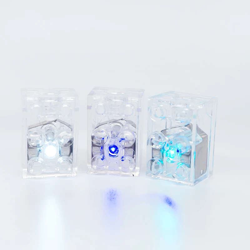 Block-Tools Bricks Building-Blocks Kids Toys Light-Emitting Models Children Compatible