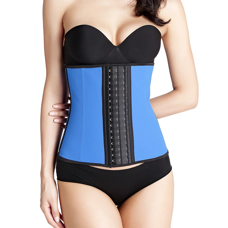 girdles 9 Steel Bone Latex Waist Trainer Shapewear Slimming Belt Waist Cincher Body Shaper Girdle Workout Tummy Control Corset for Women shapewear for dresses Shapewear