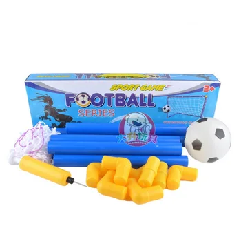 

Mini Football Soccer Hockey Goal Post Net Set + Pump Funny Indoor Outdoor Games Sports Toys For Children Baby GiftOeak