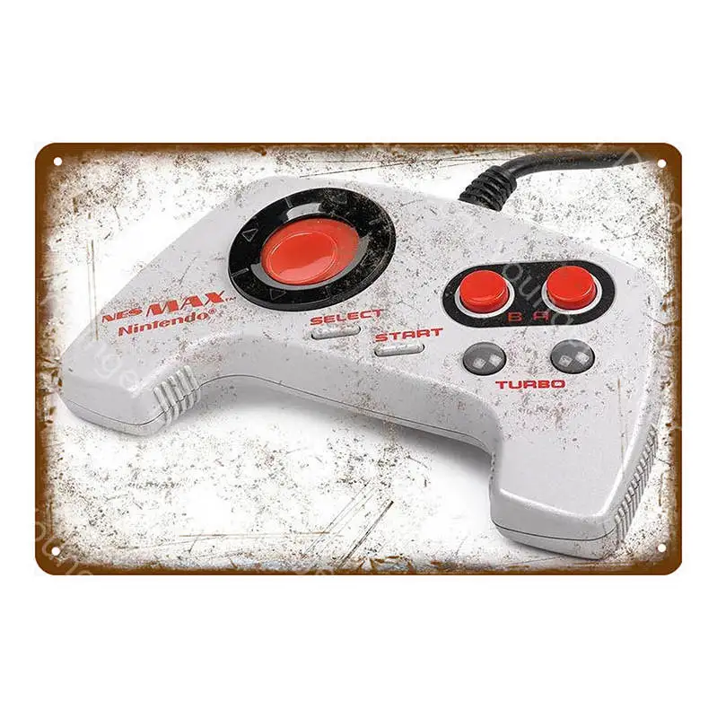 YD8097B Фильм Мультфильм видео игра плакат играть игры металлические знаки геймер стикер стены для паба бар клуб домашний декор sega видения табличка - Color: YD8097B