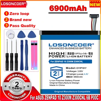 

LOSONCOER 6900mAh C11P1517 Battery for ASUS ZENPAD 10 Z300M Z300CNL 6B P00C Battery High capacity