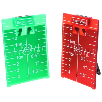 

1PCS 11.5cmx7.4cm inch/cm Laser Target Card Plate For Green/Red Laser Level