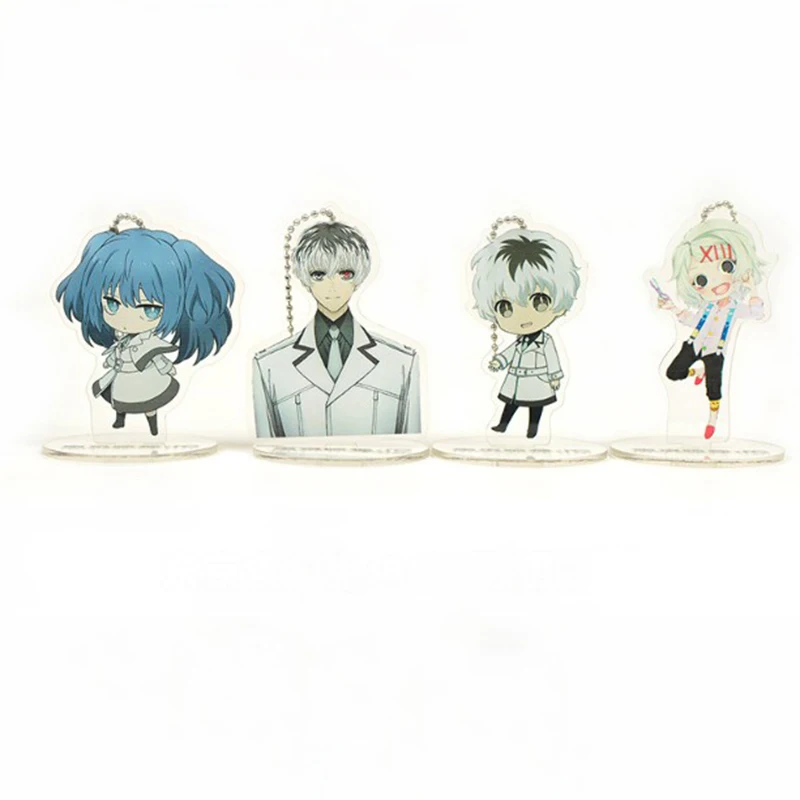 1 предмет Новинка Милые футболки с принтом из аниме одежда надписью Tokyo Ghoul акриловая модель на подставке