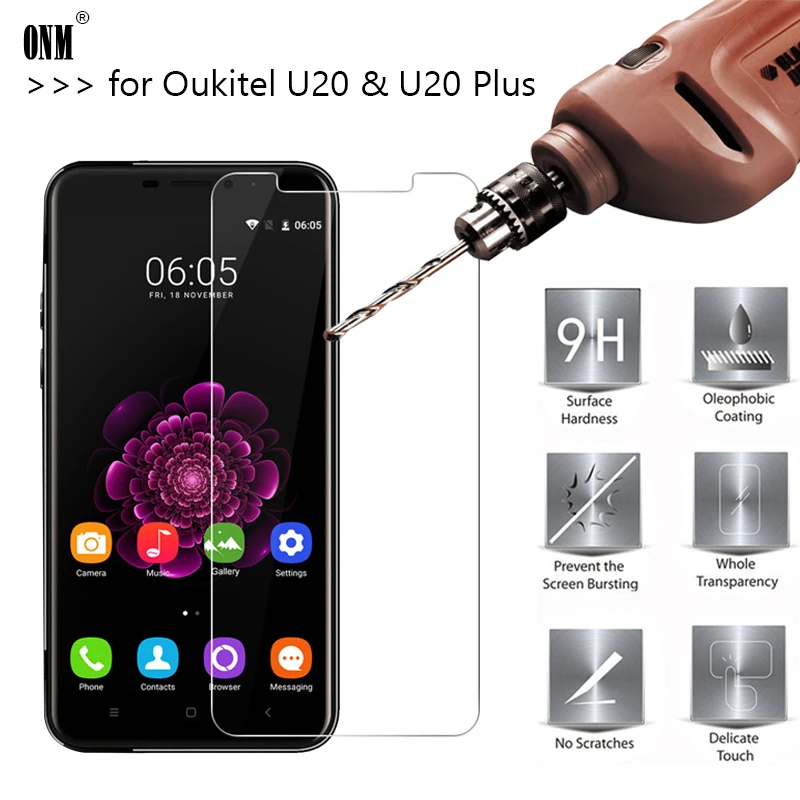 2.5D 0 26 мм 9H Премиум Закаленное стекло для oukitel U20 и Plus Защитная пленка Plus|tempered