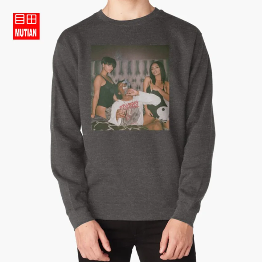 Playboi carti толстовки playboi carti рэп хип-хоп Музыка - Цвет: darkgrey-sweatshirt