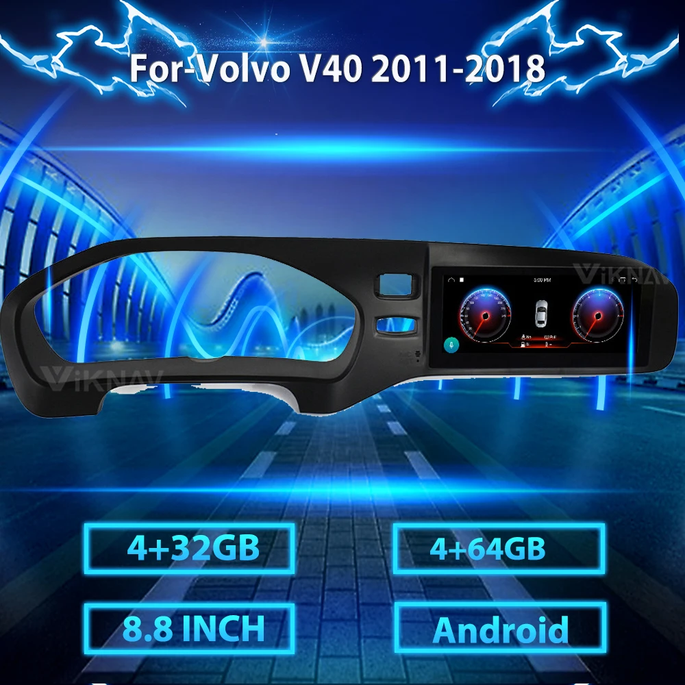 

Android Auto For Volvo V40 2011-2018 Upgrade Wireless CarPlay 128GB Wireless CarPlay Touch Screen 8 Core Stereo Head Unit Player