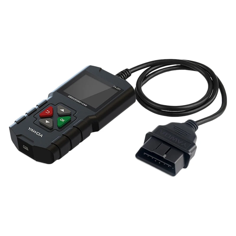 YA-201 OBD2 сканер, считыватель кода неисправности автомобильного двигателя может диагностический сканер