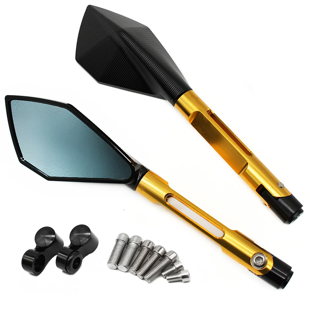 Universal Motorcycle Mirror Accessories 8mm 10mm Rearview Mirror Blue Glass For HONDA Grom125 Monkey NC700 S/X/XD/XDH NC750 S/X