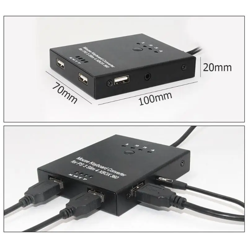 Vktech игровая мышь конвертер клавиатуры Адаптер для PS4/PS4 Pro/PS4 Slim/PS3/Xbox One/S/Xbox 360 переключатель игровой контроллер адаптер
