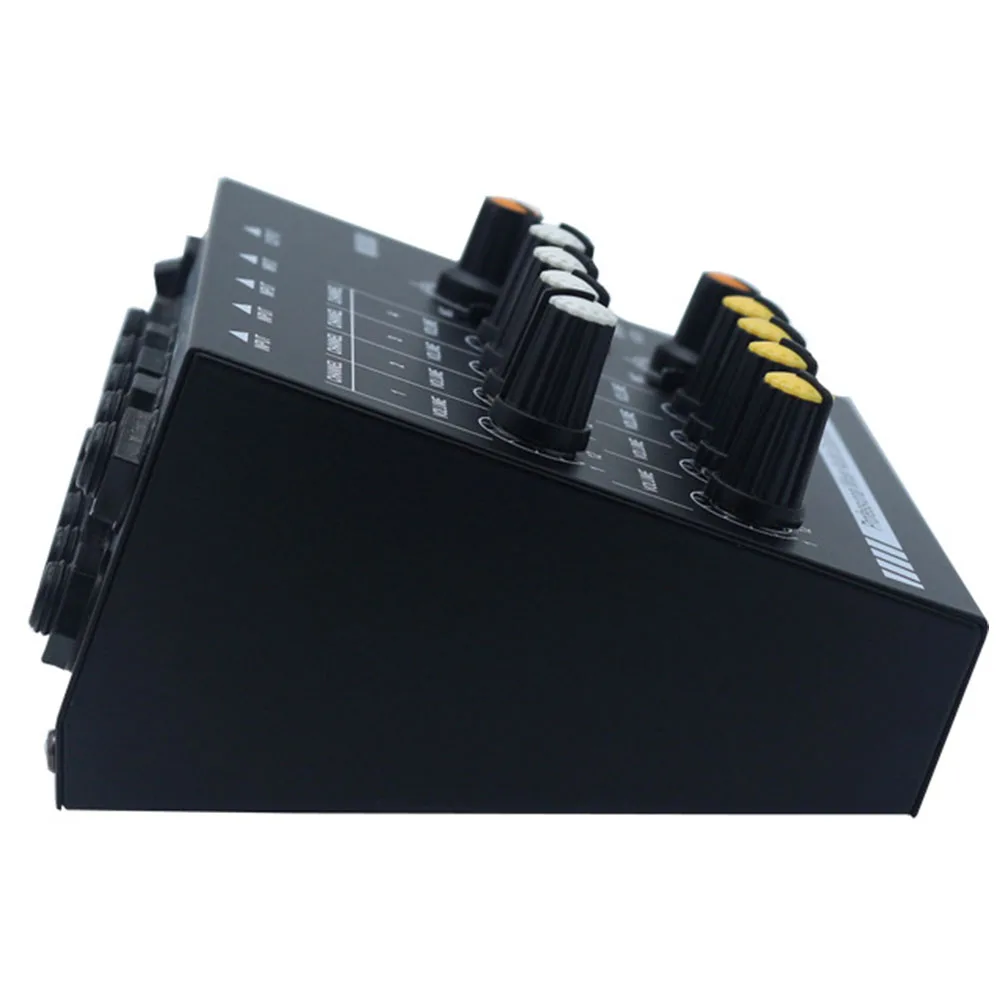 Audio mikser dźwięku mikser audio kompaktowe 8-kanał Mono / Stereo Audio Line mikser z zasilacz ue Audio mikser dźwięku mikser audio kompaktowe 8-kanał Mono / Stereo Audio Line mikser z zasilacz ue