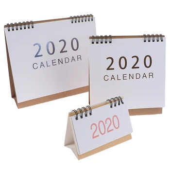 

Hot sale 2020 kawaii agenda table calendar Daily Schedule Planner Desk Calendar School Office planner