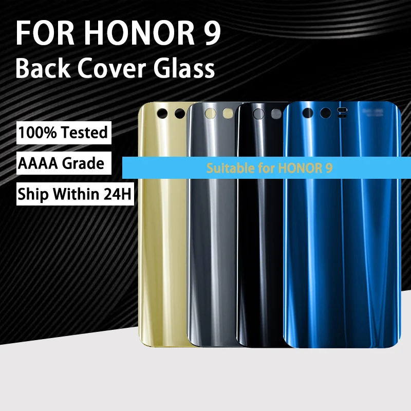 Задняя крышка батарейного отсека для Huawei Honor 9 9X 9x Pro задний корпус стеклянная