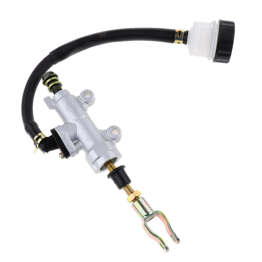 Rear Foot Brake Hydraulic Master Cylinder Pump Universal Fit for 90cc 110cc 125cc 150cc Motorcycle Scooter ATV Dirt Bike