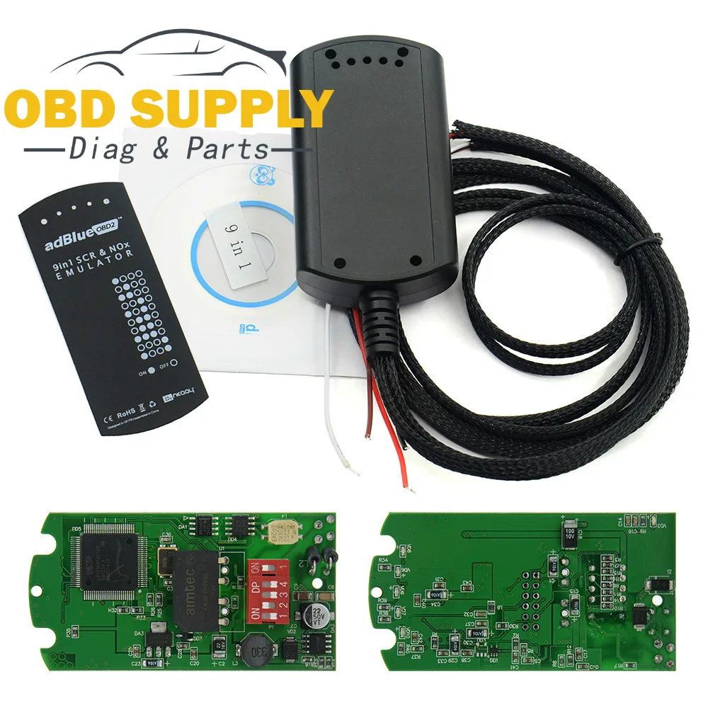 Adblue 9 в 1 Универсальный не нужно никакого программного обеспечения 9в1 AdBlue коробка эмуляции для мультибрендовых грузовиков