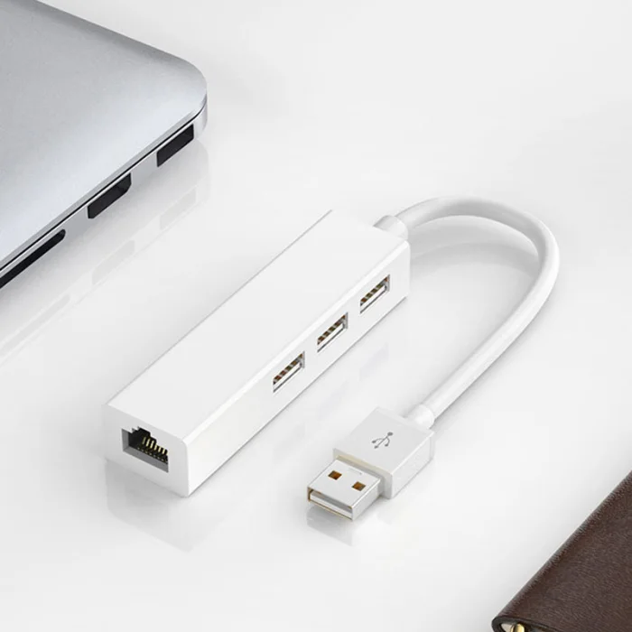 USB 2,0 к RJ45 концентратор 100 м Ethernet адаптер Сетевая карта USB Lan для ноутбука Macbook VDX99