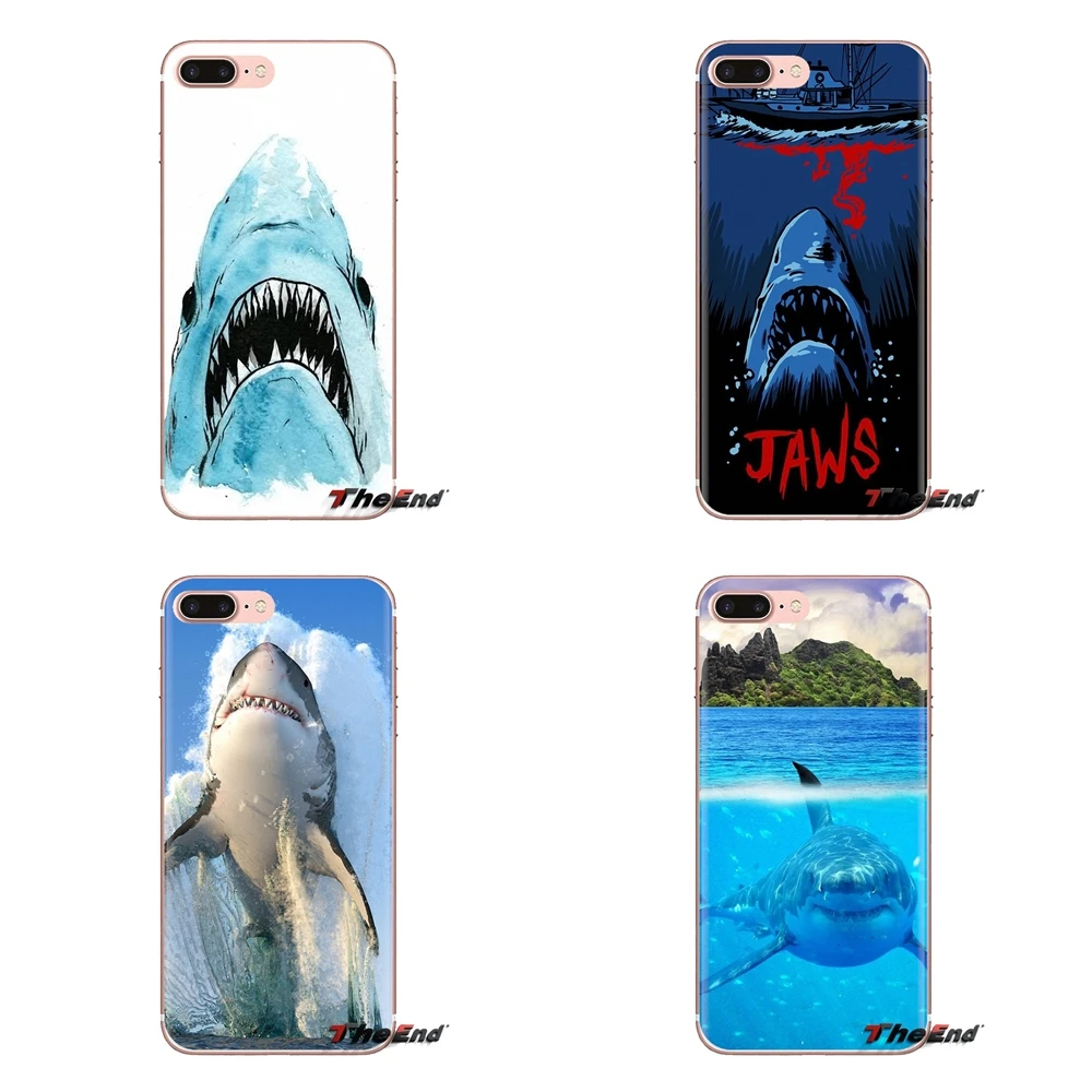 

For Xiaomi Mi6 Mi 6 A1 Max Mix 2 5X 6X Redmi Note 5 5A 4X 4A A4 4 3 Plus Pro jaws shark Soft Transparent Cases Covers