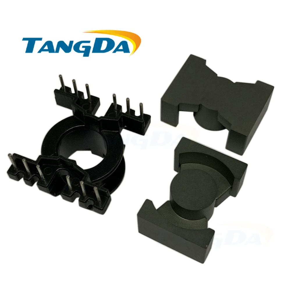 Tangda PQ2620 PQ26-20 core Bobbin 6+6pin magnetic core+skeleton PC40 soft ferrite cores Transformers vertical PQ 2620 A