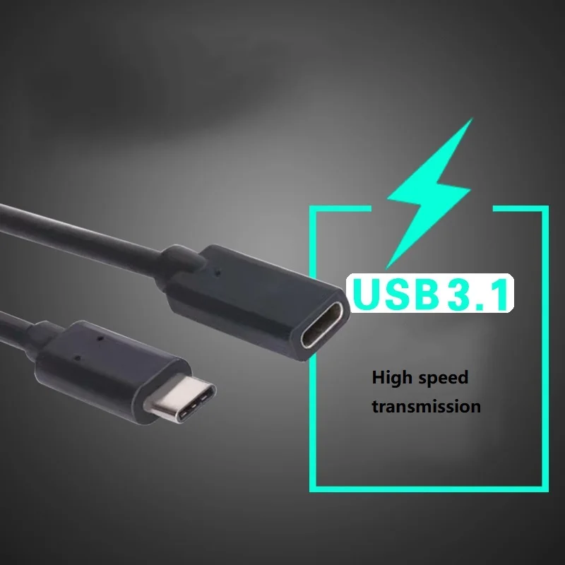 Ruitroliker USB C кабель-удлинитель типа C для быстрой зарядки и передачи данных для MacBook Pro