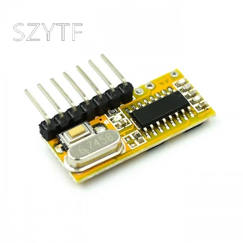 

Learning RXC6 5V wireless remote control receiver module 4 learning superheterodyne receivers 433MHz